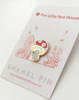 Mushroom Enamel Pin