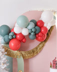 Balloon Garland To-Go in Holly Jolly