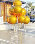gold orb balloon delivery Los Angeles Pasadena
