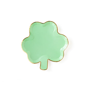 Pastel Clover Shaped Plates