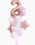Pink Shimmer Birthday Balloongram