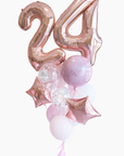 Pink Shimmer Birthday Balloongram