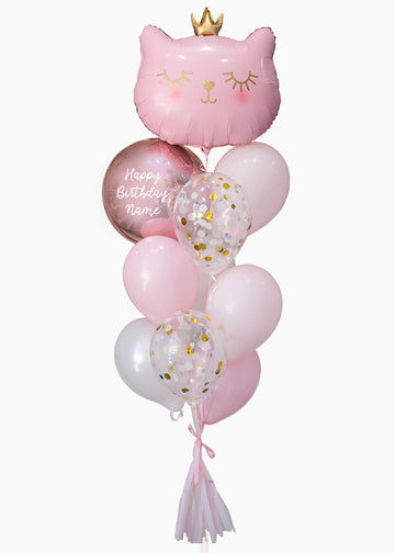 Pink Kitten Balloongram