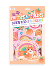 Puppies & Peaches Scented Stickers