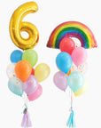 Birthday Number and Rainbow Set