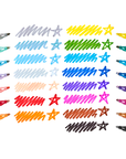 Rainbow Sparkle Glitter Markers