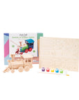 3D Wooden Puzzle Paint Kit - Train