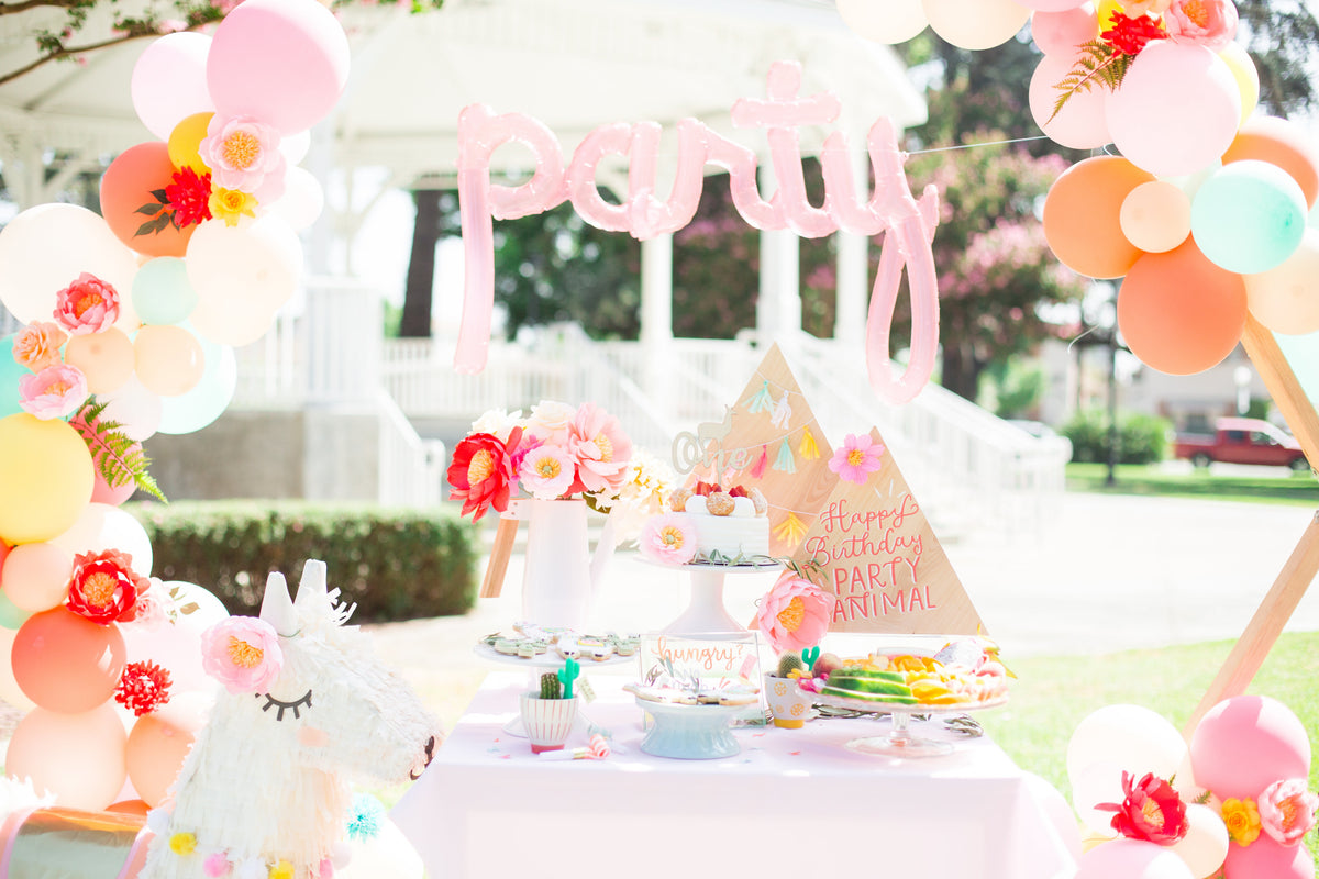 Llama Birthday Party featured on Style Me Pretty Living