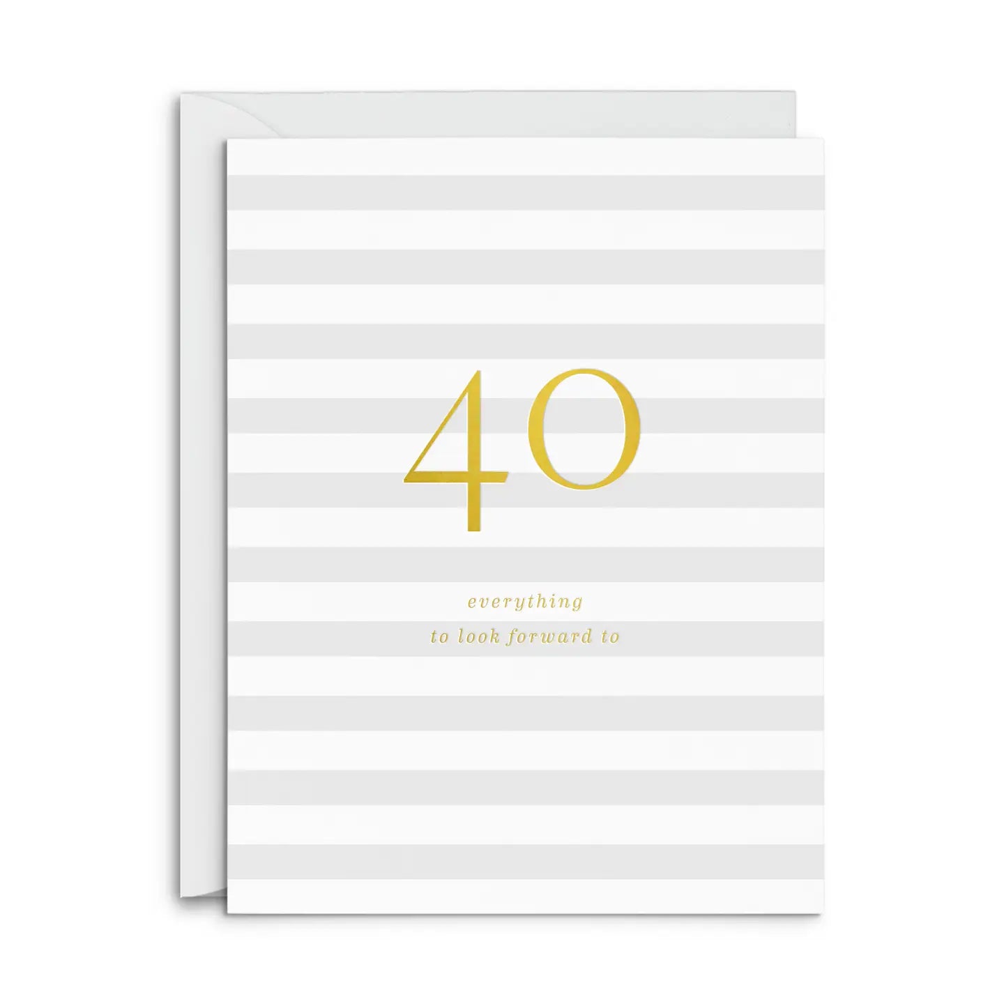 stripe card with text "40 everything to look forward to"