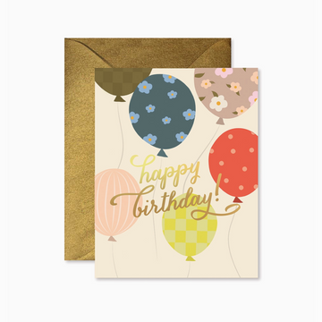 Balloon Release Birthday Card