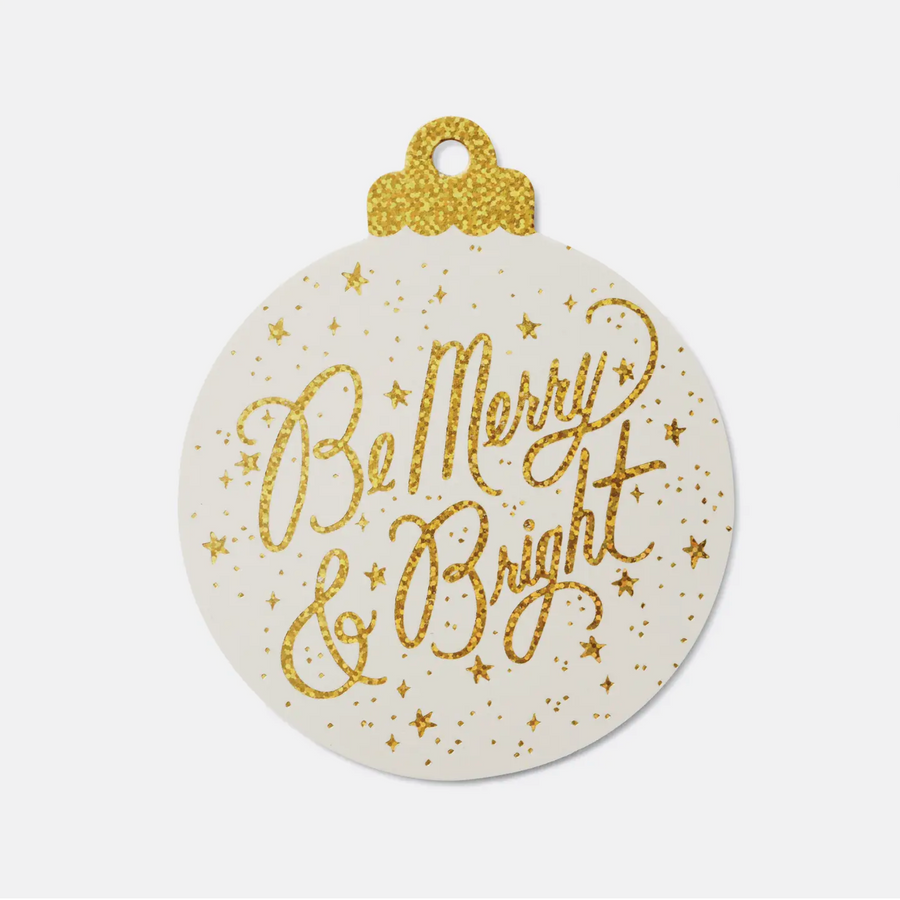 Be Merry & Bright Ornament Gift Tags