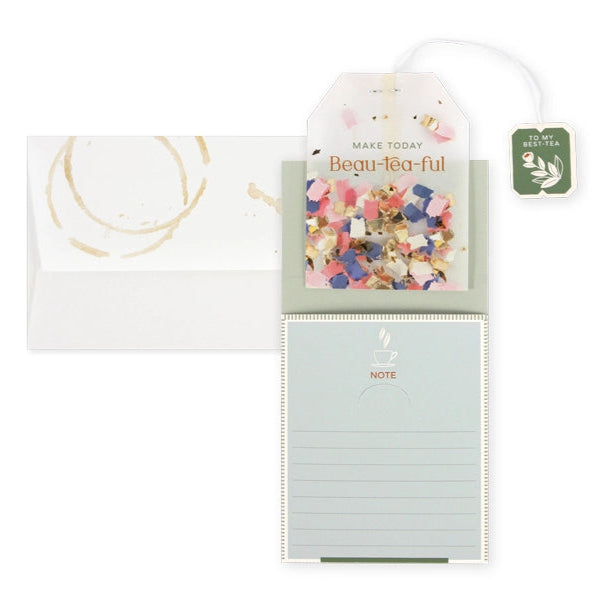 Beau-tea-ful Confetti Card