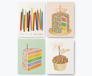 Birthday Candles Keepsake Card Box