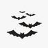 Black glitter bats