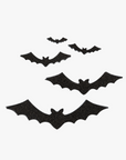 Black glitter bats