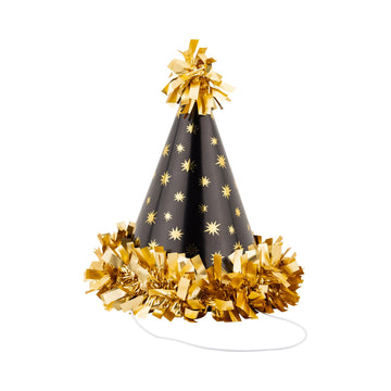 Black and Gold Party Hats