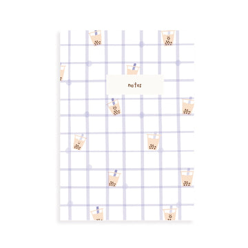 Boba Purple Picnic Pocket Notebook