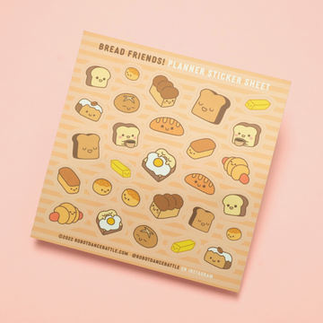 Bread Friends Sticker Sheet
