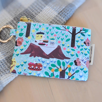 Bubu and Moonch Forest Zipper Coin Purse