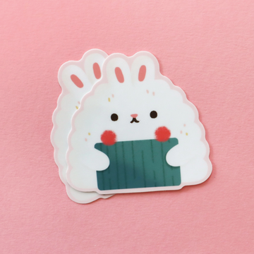 Bunny Onigiri Sticker