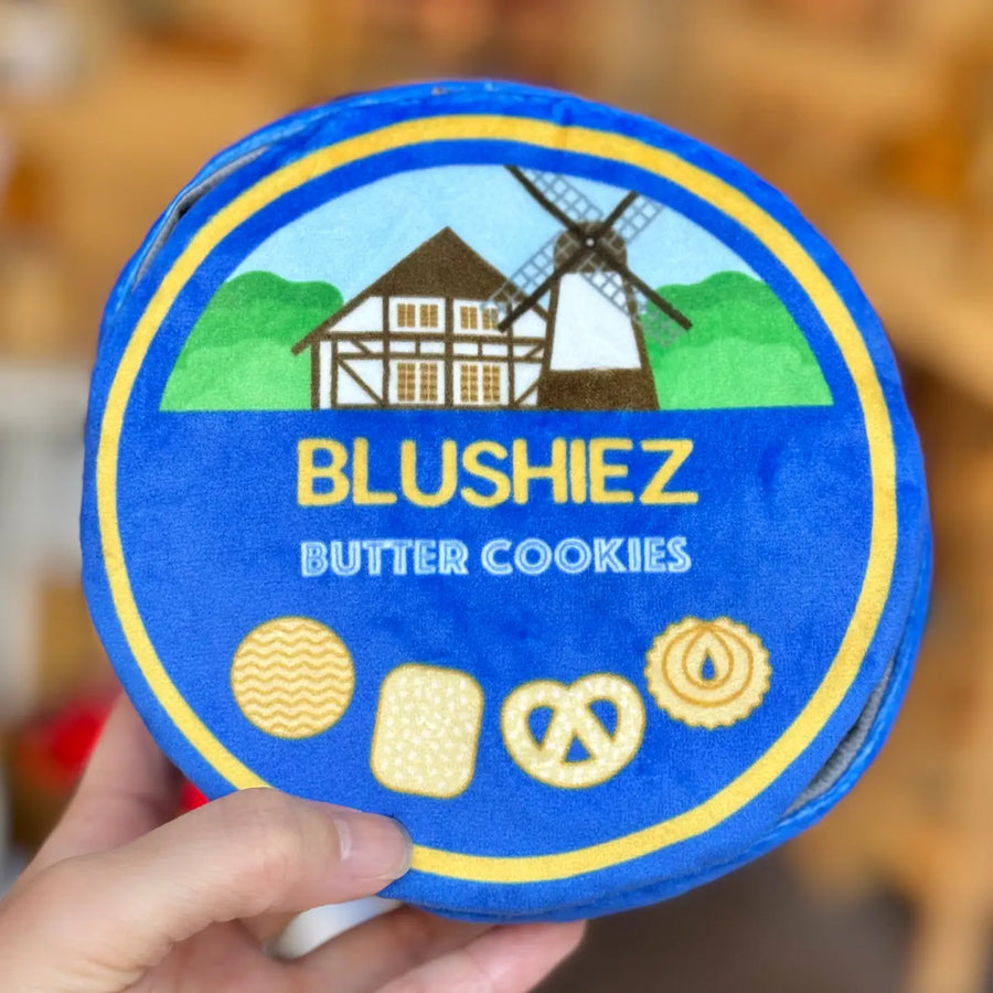 Butter Cookie Tin Sewing Kit Dog Toy