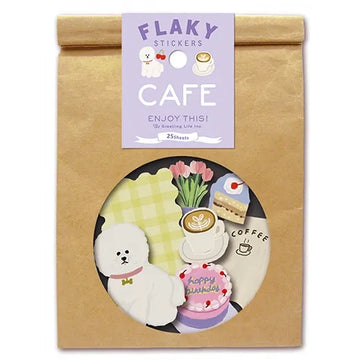 Cafe Flaky Stickers