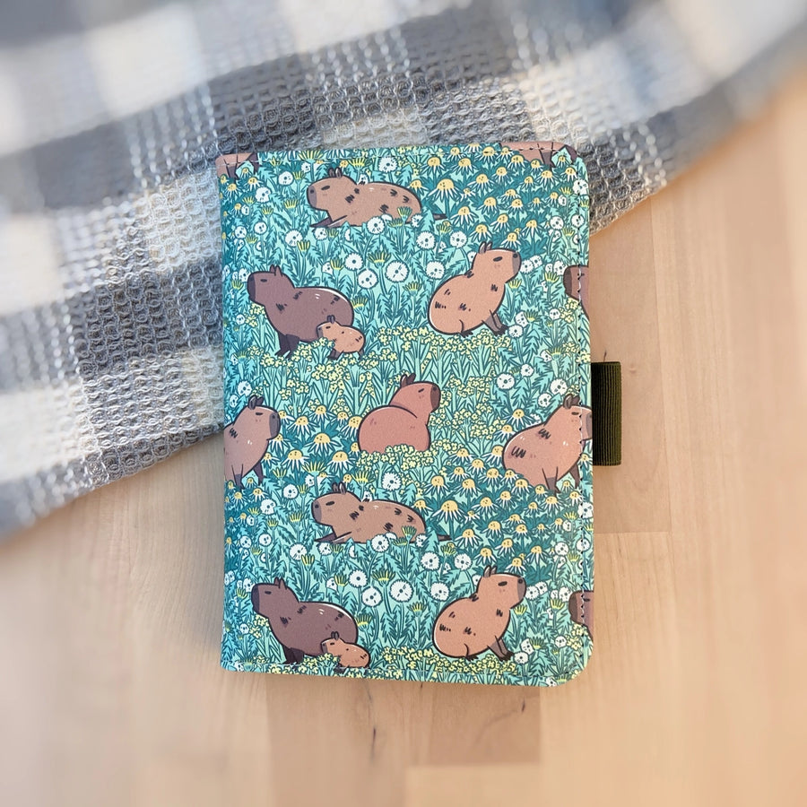Capybara Meadow Passport Wallet