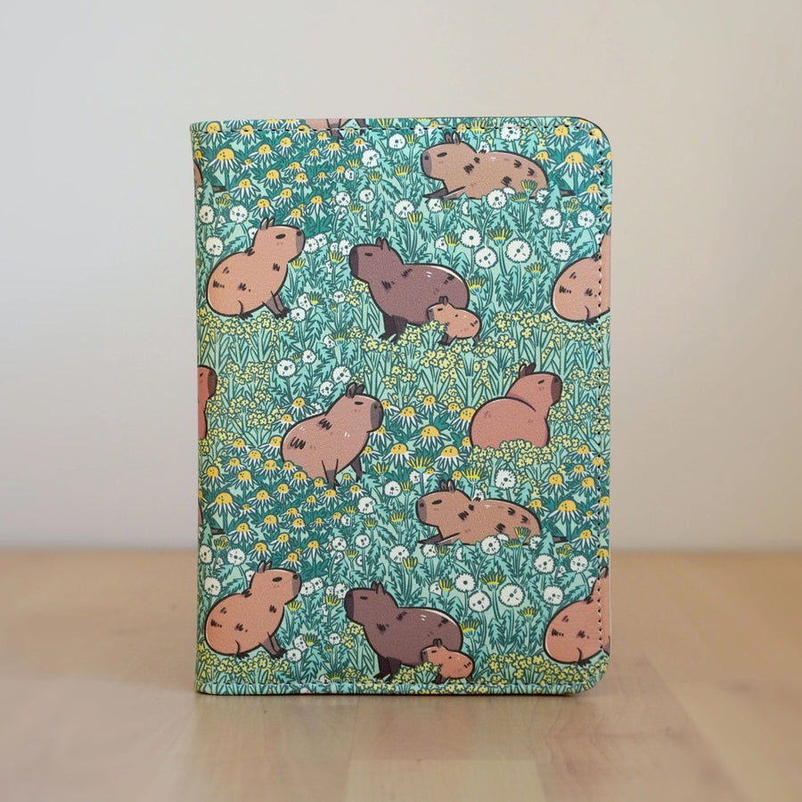 Capybara Meadow Passport Wallet
