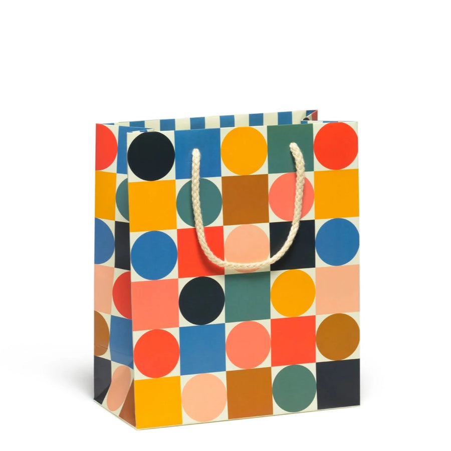 Circles and Squares Gift Bag - Medium