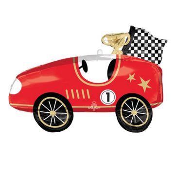 Classic Red Race Car Balloon