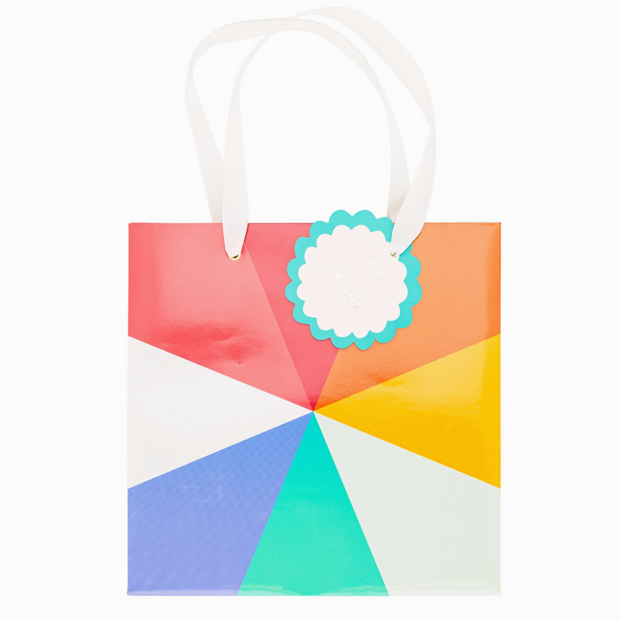 Colorful Birthday Gift Bags - Set of 3