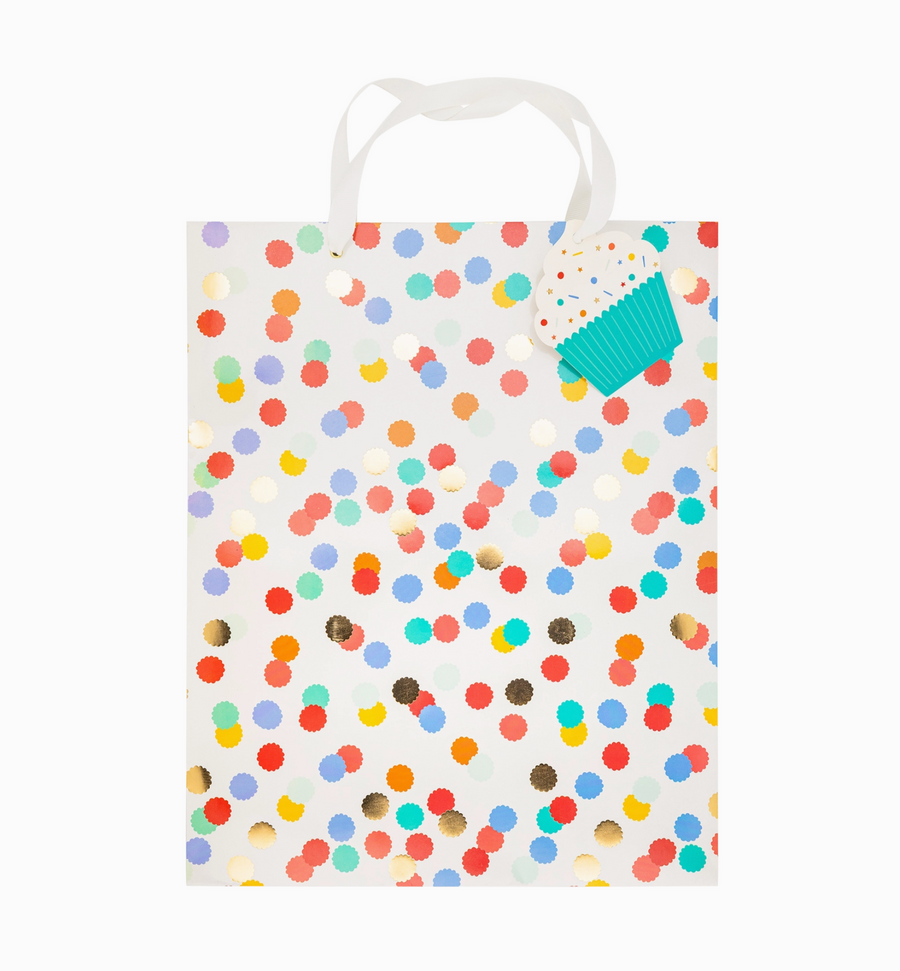 Colorful Birthday Gift Bags - Set of 3