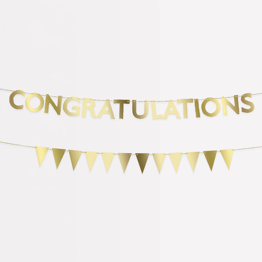 Congratulations Mini Matchbox Garland