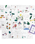 A set of activity cards with images that will be formed with you connect the dots.