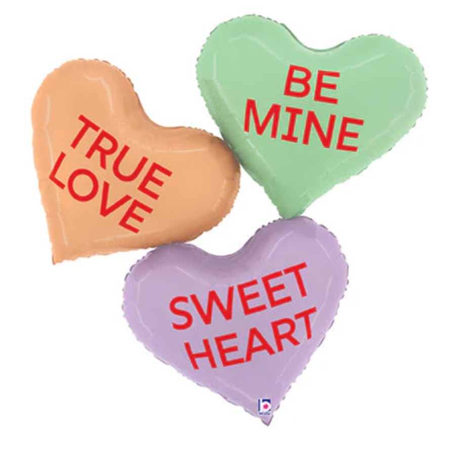 Conversation Hearts Valentine Balloon