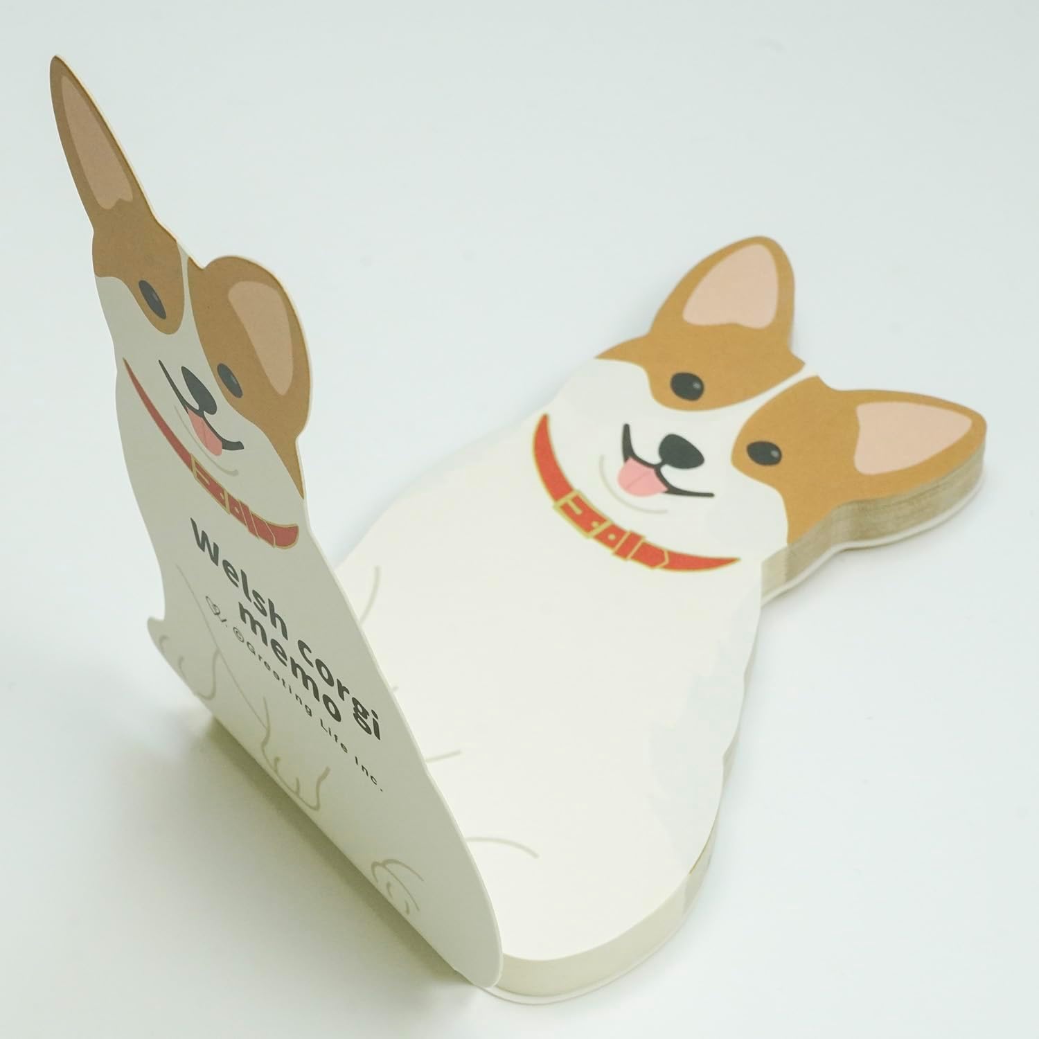 Notebook with a Welsh Corgi design on a white background