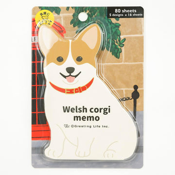 Corgi Die-Cut Memo Pad