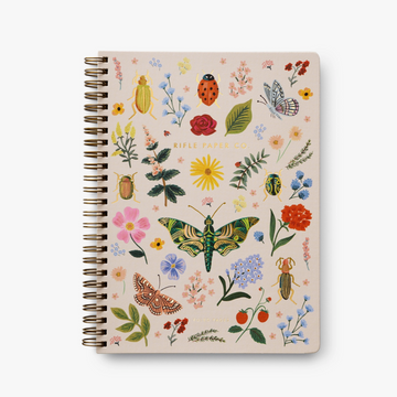 Curio Floral Spiral Notebook
