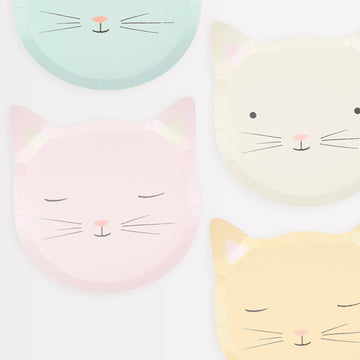 Cute Kitten Plates