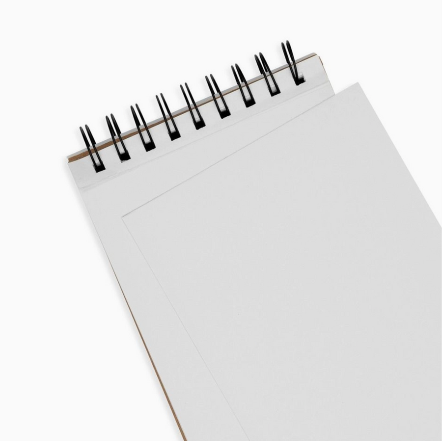 DIY Cover White Paper Sketchbook