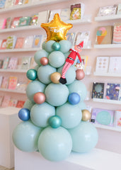 Christmas Elf Balloon Tree