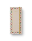 Notebook with colorful floral design on a white background