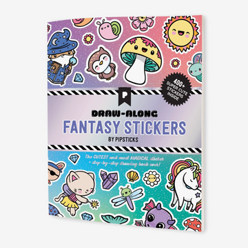 Draw-Along Fantasy Sticker Book