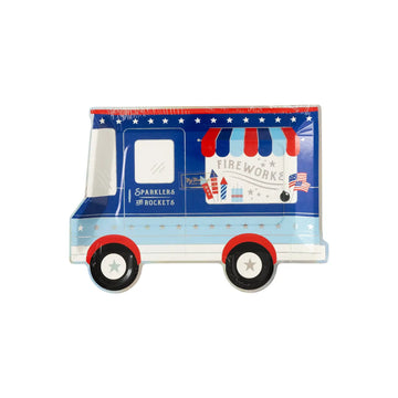 Firework Truck Shaped Plates
