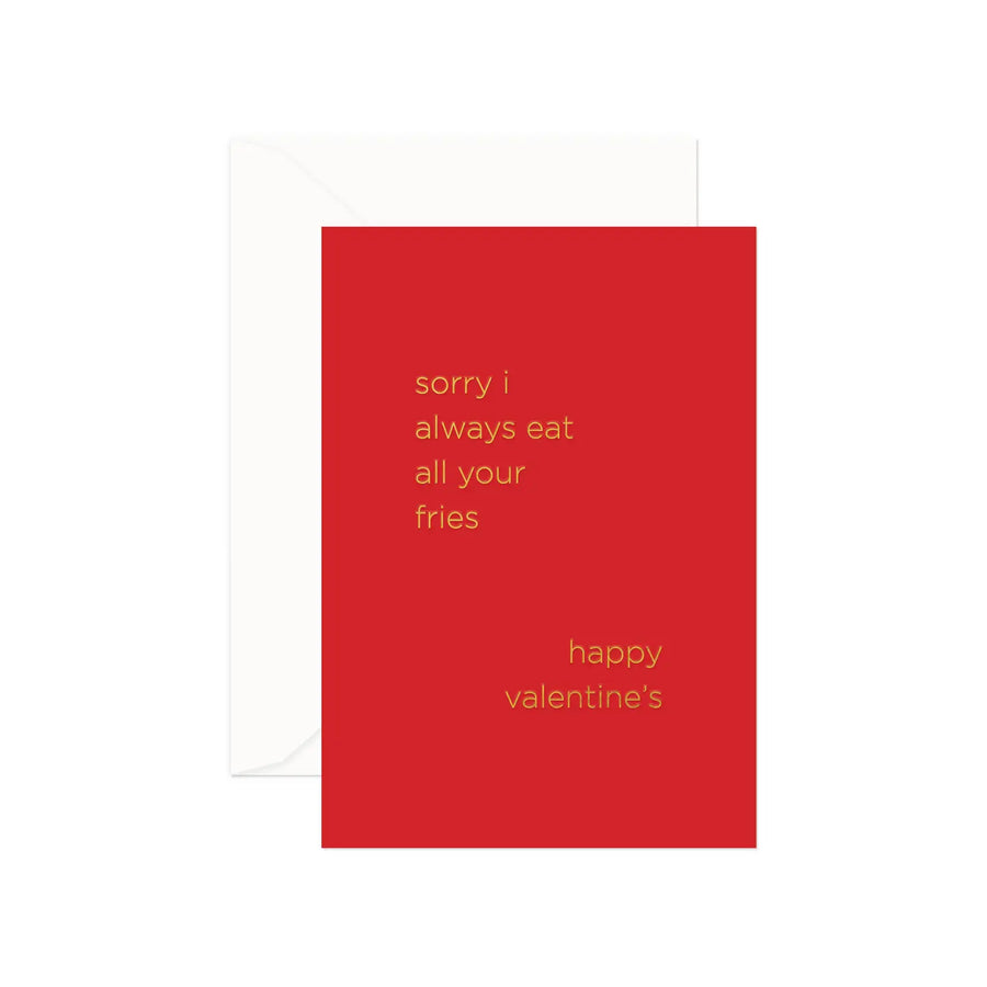 Fries Valentine Card