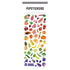 Pack of PipStickers with colorful illustrations of fruits and vegetables on a white background.