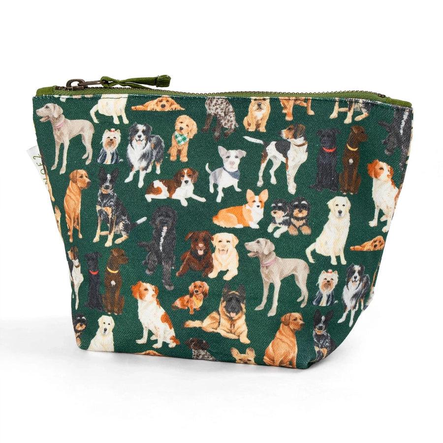 Furry Friends Dogs Canvas Pouch