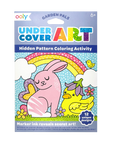 package of coloring sheets featuring bunny and duck