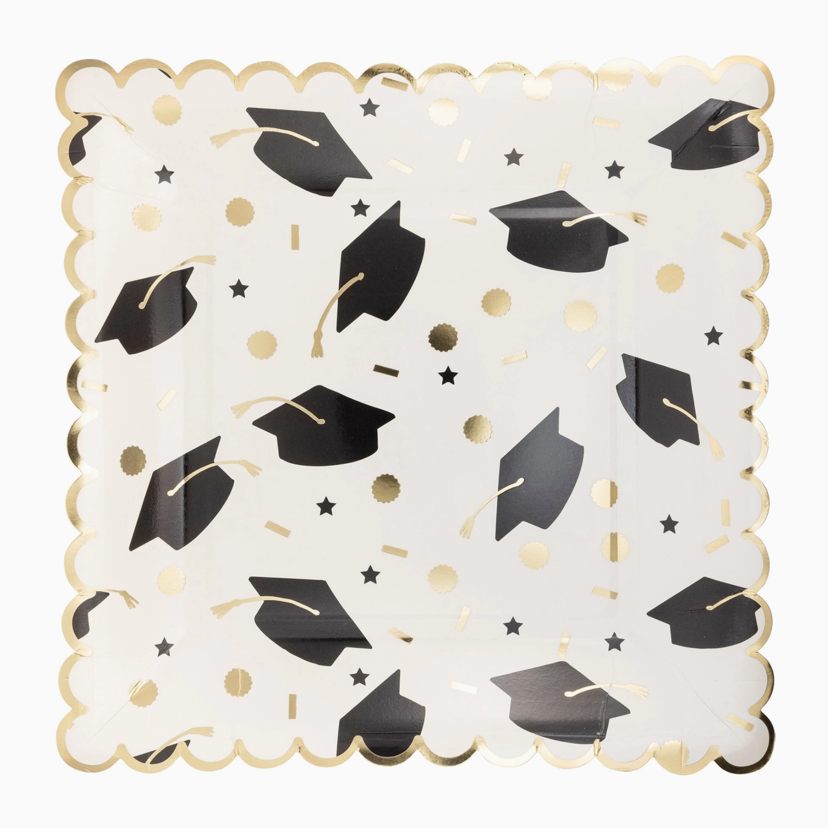 Graduation Cap Scatter Plates
