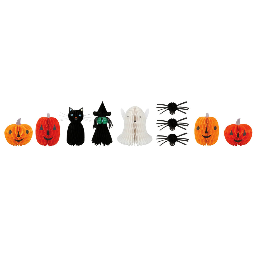 Halloween Characters Honeycomb Decorations